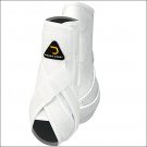 MEDIUM CACTUS DYNAMIC EDGE HORSE FRONT LEG PROTECTION SPORT BOOTS PAIR WHITE
