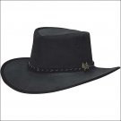 X LARGE CONNER HANDMADE BC HATS STOCKMEN SUEDE AUSTRALIAN LEATHER HAT BLACK