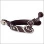 CLASSIC EQUINE MEDIUM SIZE DIAMOND DESIGN SPUR BLUNT ROWEL