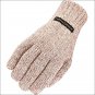 10 SIZE HERITAGE HORSE RIDING RAGG WOOL GLOVE OATMEAL GENUINE LEATHER PALM