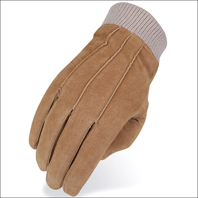 09 SIZE HERITAGE SUEDE LEATHER WINTER HORSE RIDING EQUESTRIAN GLOVE TAN