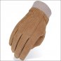 09 SIZE HERITAGE SUEDE LEATHER WINTER HORSE RIDING EQUESTRIAN GLOVE TAN