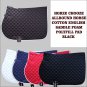 HORZE CHOOZE ALLROUND HORSE COTTON ENGLISH SADDLE FOAM POLYFILL PAD