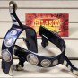 HILASON BLACK STEEL MEN SHOW SPURS SOLID BRASS ROWEL