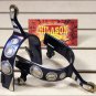 HILASON BLACK STEEL MEN SHOW SPURS SOLID BRASS ROWEL