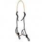 METALAB BLACK SATIN SQUARE TWISTED SLIDING GAG HORSE BIT BY PARTRADE