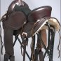 TT107-F HILASON FLEX-TREE TRAIL PLEASURE ENDURANCE WESTERN LEATHER SADDLE 18