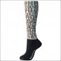 NOBLE OUTFITTERS WOMENS LEG PRINTED PEDDIES OVER THE CALF