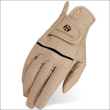 12 SIZE HERITAGE LEATHER PREMIER SHOW HORSE RIDING EQUESTRIAN GLOVE BEIGE