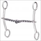 HILASON STAINLESS STEEL SLIDING HORSE GAG BIT TWISTED WIRE SNAFFLE MOUTH