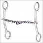 HILASON STAINLESS STEEL SLIDING HORSE GAG BIT TWISTED WIRE SNAFFLE MOUTH