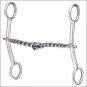 HILASON STAINLESS STEEL SLIDING HORSE GAG BIT TWISTED WIRE SNAFFLE MOUTH
