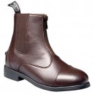D751 NEW DEVONAIRE KIDS CHILD NORTH PARK ZIP PADDOCK SHOES BOOT - BROWN