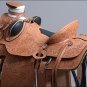W92-F HILASON BIG KING SERIES WESTERN LEATHER WADE RANCH ROPING TRAIL SADDLE 16"