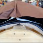 600D NYLON FULL WESTERN SADDLE COVER BROWN PVC LAMINATED WATER PROOF