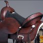 TO106AM HILASON TREELESS WESTERN LEATHER TRAIL BARREL RACING SADDLE 16" 17"