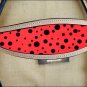 HILASON WESTERN LEATHER HORSE HEADSTALL BREAST COLLAR TAN RED BLACK DOTS INLAY