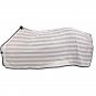 78in. TOUGH-1 LIGHT WEIGHT PROTECTIVE HORSE FLY SCRIM SHEET WHITE W/ BLACK TRIM