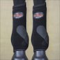 MEDIUM HILASON BLACK HORSE REAR LEG PROTECTION ULTIMATE SPORTS BOOT PAIR