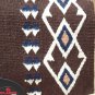 MADE IN USA FE308 HILASON WESTERN WOOL FELT SADDLE BLANKET PAD BROWN WHITE