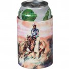 RIVERS EDGE HOME DECOR CUTTING COWBOY ALUMINUM CAN COOLER