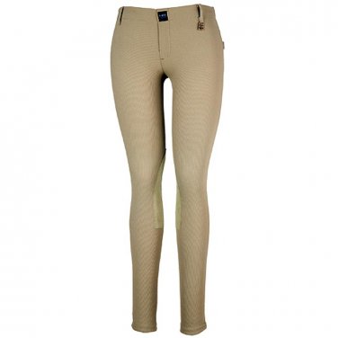 X-LARGE KHAKI DEVONAIRE LADIES ALL-PRO DEV-TEK RIBBED HIPSTER BREECH