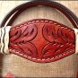 HILASON WESTERN LEATHER RAWHIDE BRAIDED HORSE HEADSTALL BRIDLE MAHOGANY