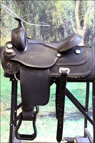 DF101DB HILASON WESTERN DRAFT HORSE TRAIL PLEASURE RIDING ENDURANCE SADDLE 16 17