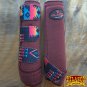 SMALL HILASON AZTEC BROWN HORSE FRONT LEG PROTECTION ULTIMATE SPORTS BOOTS PAIR
