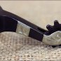 HILASON ANTIQUE BROWN YOUTH SPURS ENGRAVED GERMAN SILVER BARS