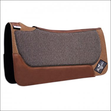 TAN PROFESSIONAL CHOICE ROPER ELITE CONTOURED HORSE WESTERN AIR RIDE SADDLE PAD