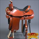 RS107TK-F HILASON BIG KING WESTERN LEATHER WADE RANCH ROPING COWBOY SADDLE 16"
