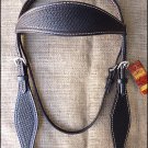 HILASON WESTERN BASKET WEAVE LEATHER HORSE BRIDLE HEADSTALL BLACK