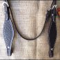 HILASON WESTERN BASKET WEAVE LEATHER HORSE BRIDLE HEADSTALL BLACK