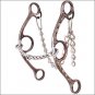 CLASSIC EQUINE TWISTED WIRE BARREL HORSE GAG BIT DIAMOND LONG SHANK