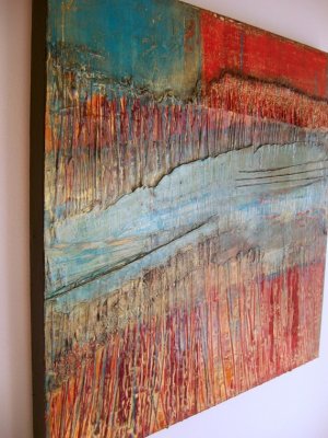 BOLD COLORFUL ABSTRACT PAINTING