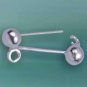 10 pari  925 Sterling Silver Earring Parts      Silver Jewelry     Jewelry Findings