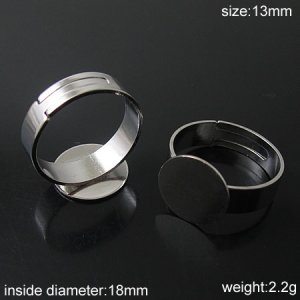 100pcs/pack  Brass rings findings,base diameter:13mm,inside diameter:18mm,ID3270