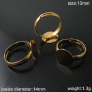 200pcs/pack Brass rings findings,base diameter:10mm,inside diameter:14mm,ID10378