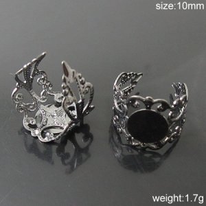 100pcs/pack  Brass rings findings,base diameter:10mm,inside diameter:19mm,ID9650