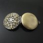 50pcs/pack Brass Locket Photo Pendant,27X31.5mm,hole:1.5mm,ID3313