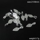 500pcs/packJewelry pendant bail, brass,21X8mm,hole:5X6.5mm,ID4172