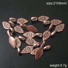 500pcs/packJewelry pendant bail, brass,21X8mm,hole:5X6.5mm,ID4172
