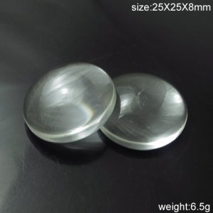 100pcs/pack Glass Cabochons,25X25X8mm,D10620