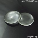 500pcs/pack Glass Cabochons,25X25X6mm,ID12255