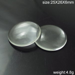 500pcs/pack Glass Cabochons,25X25X6mm,ID12255