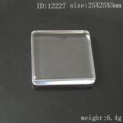 200pcs/pack Glass Cabochons,Square,25X25X5mm,ID12227