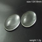 1000pcs/pack Glass Cabochons,Oval,13X18mm,ID10416