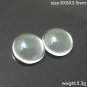 1000pcs/pack Domed Clear Glass Rounds Cabochons,8x8mm,ID10388