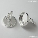 100pcs/pack Jewelry brass buckle,base diameter:20mm,ID10382